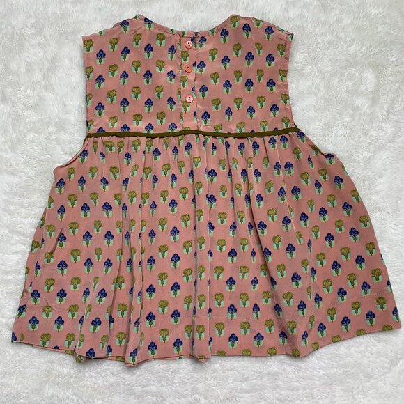 Anthropologie Porridge Womens Pink Boho Sleeveless Tank Blouse Size Small - Picture 3 of 7